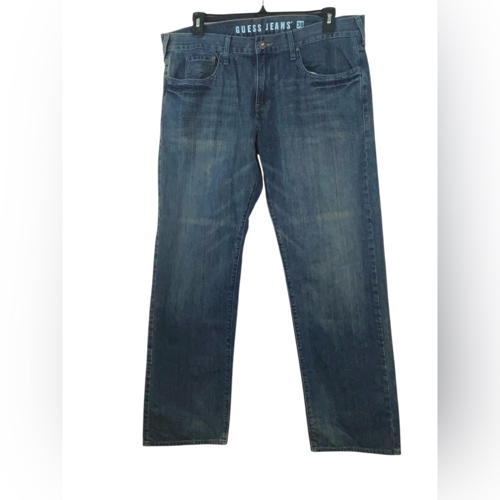 Men’s Guess straight leg Jeans. Size 38 X 32 GUC - Picture 3 of 11
